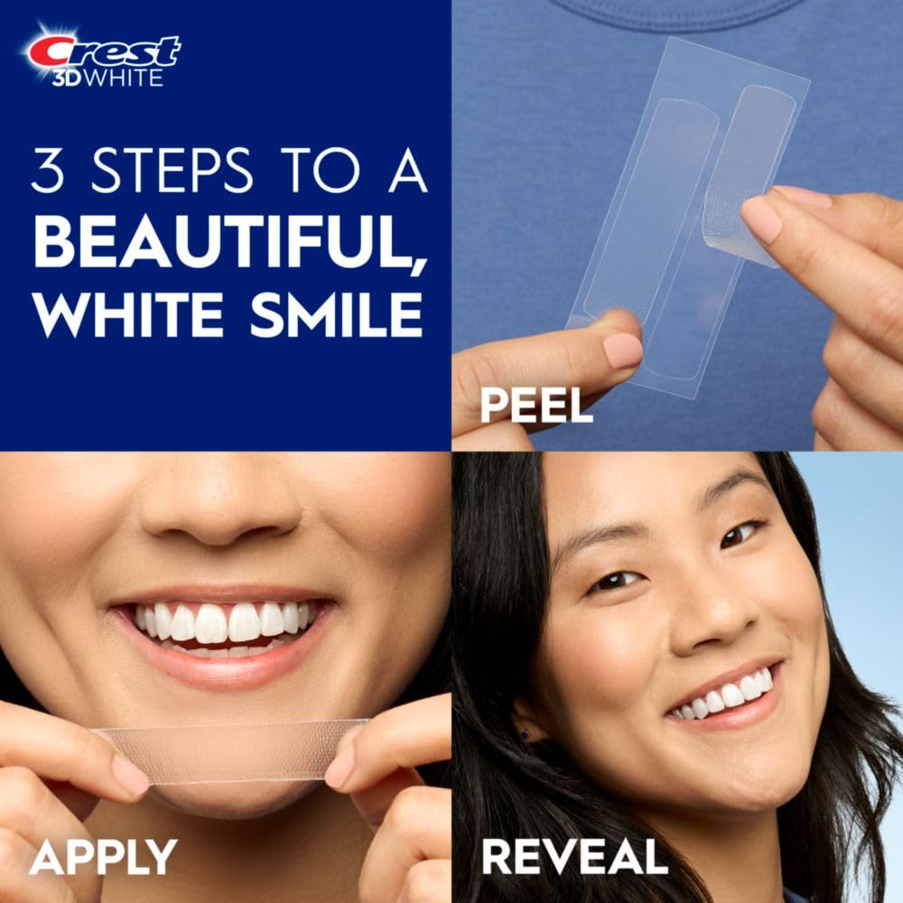 Crest 3D Whitestrips Professional Effects 3D White Teeth Whitening Strip Kit, 44 Strips (22 Count Pack)