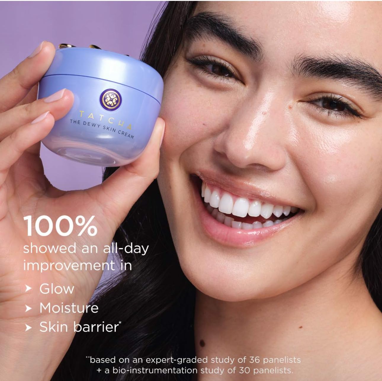 TATCHA The Dewy Skin Cream | Rich Face Cream to Hydrate, Plump and Protect Dry and Combo Skin 50 ml