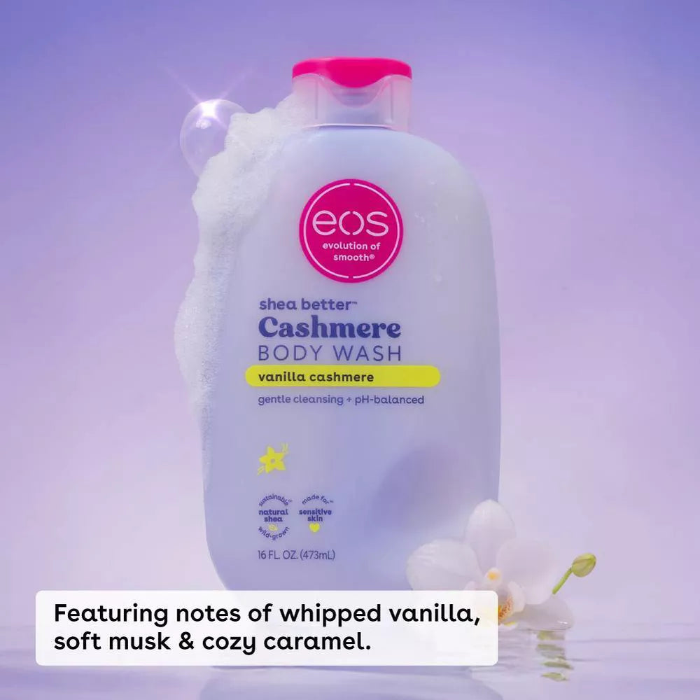 eos Shea Better Cashmere Body Wash - Vanilla Cashmere - 473 ml